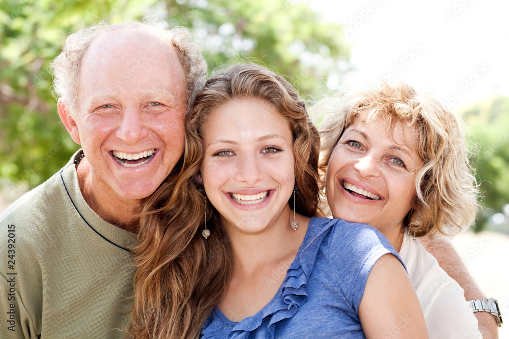 Portrait of happy family Portrait of happy family