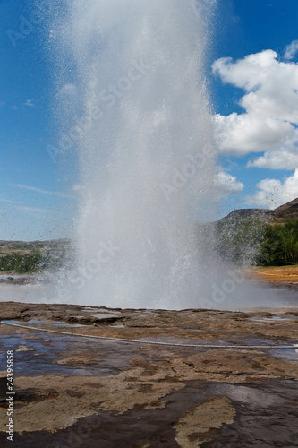 Strokkur Geyser erupting