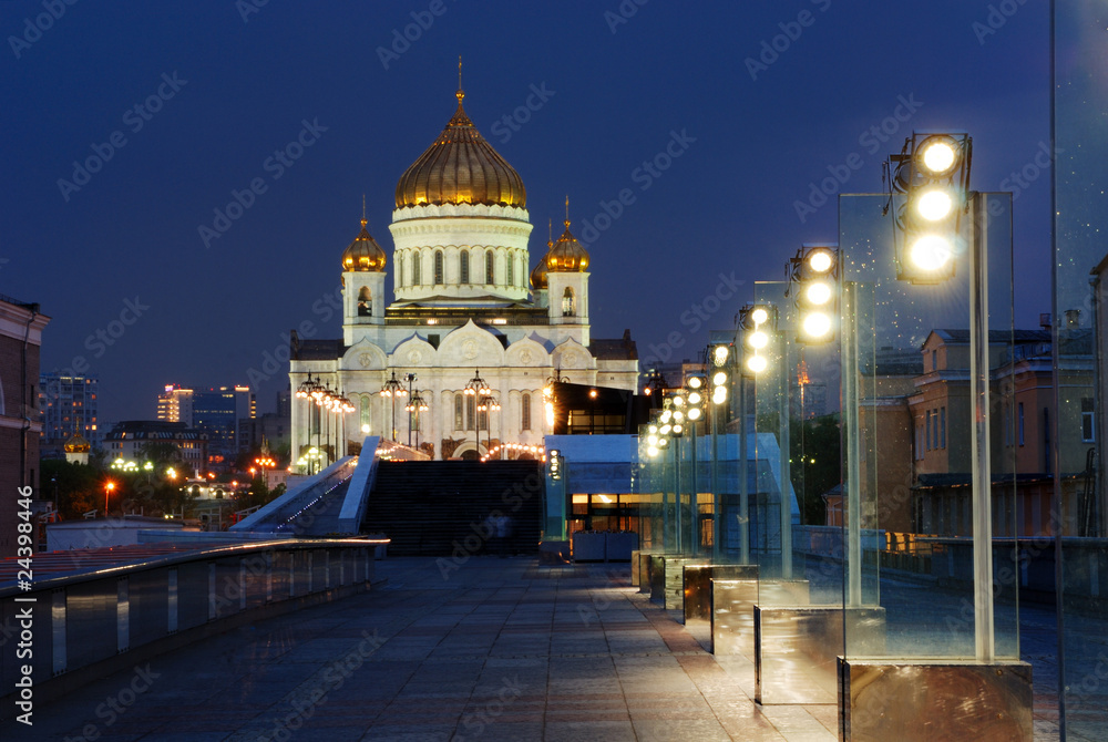 Obraz premium Temple of Christ Our Saviour in Moscow