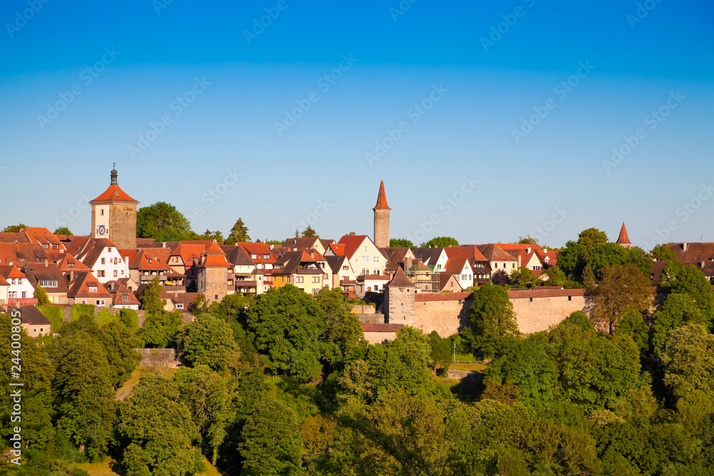 Rothenburg ob der Tauber, Bayern.
