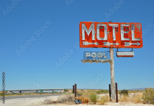 Vintage Motel Sign