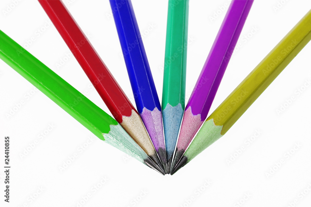 Naklejka premium colour pencil