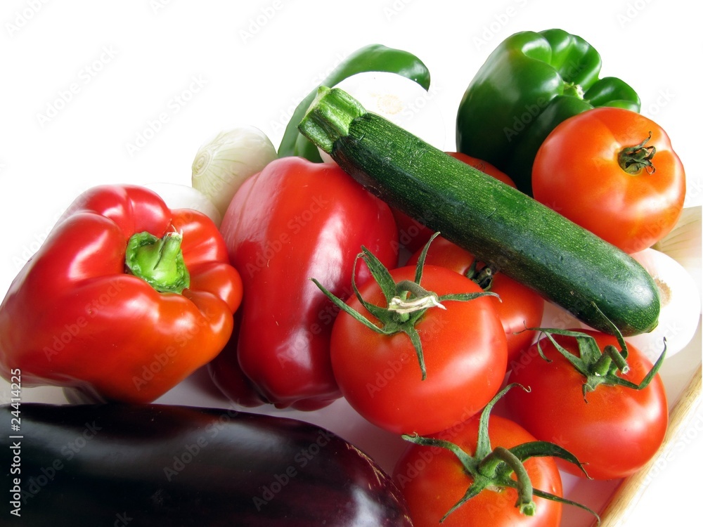 Légumes frais pour ratatouille