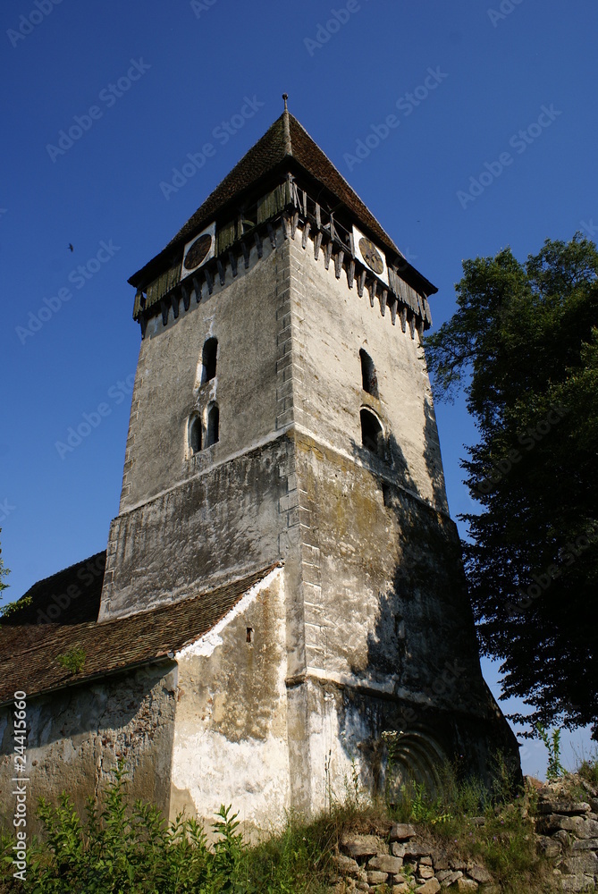 western tower of toarcla church