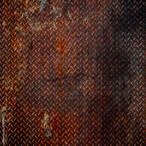 grunge diamond metal background