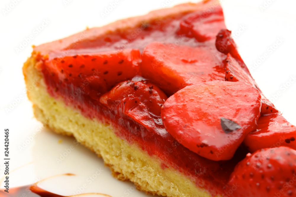 cake with strawberries cake with strawberries