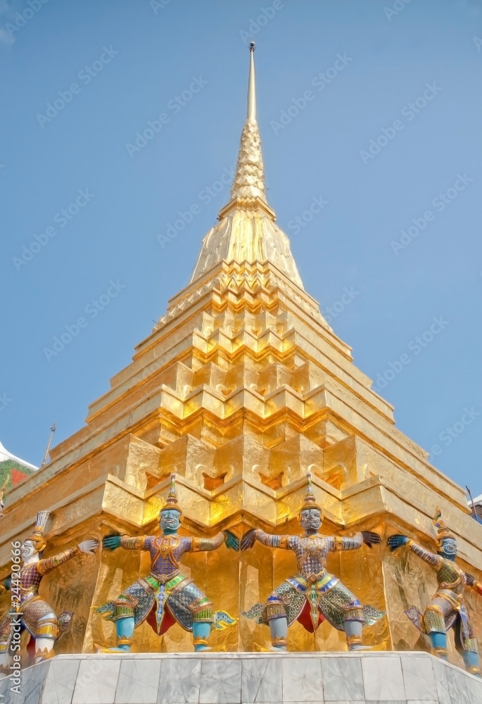 Gold palace in Bangkok thailand