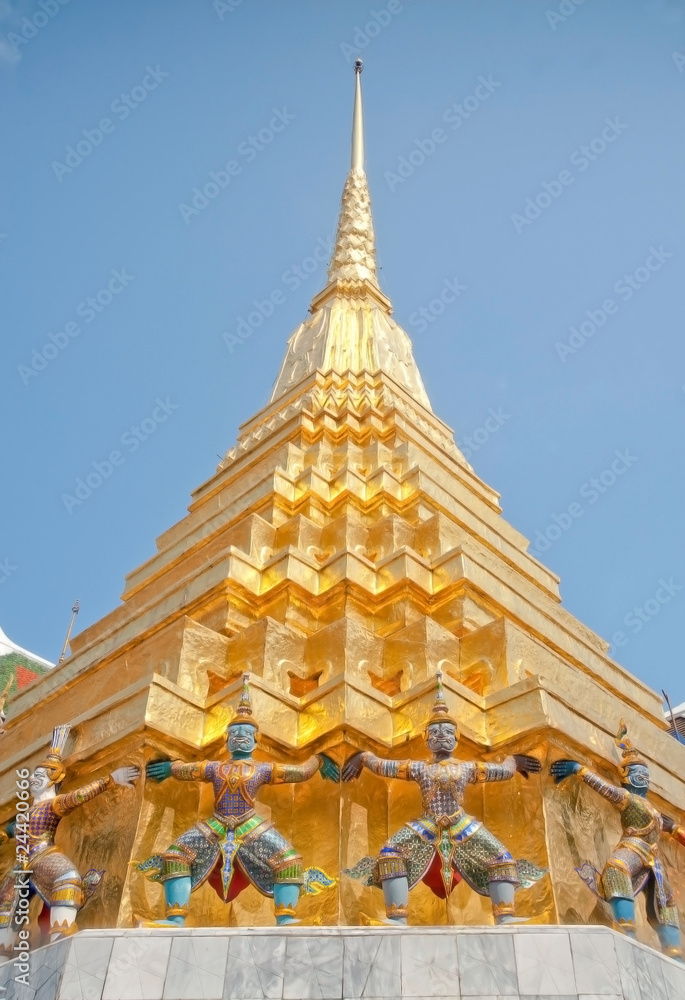 Gold palace in Bangkok thailand Gold palace in Bangkok thailand