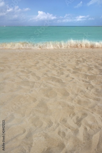 beach sand perspective summer coastline shore