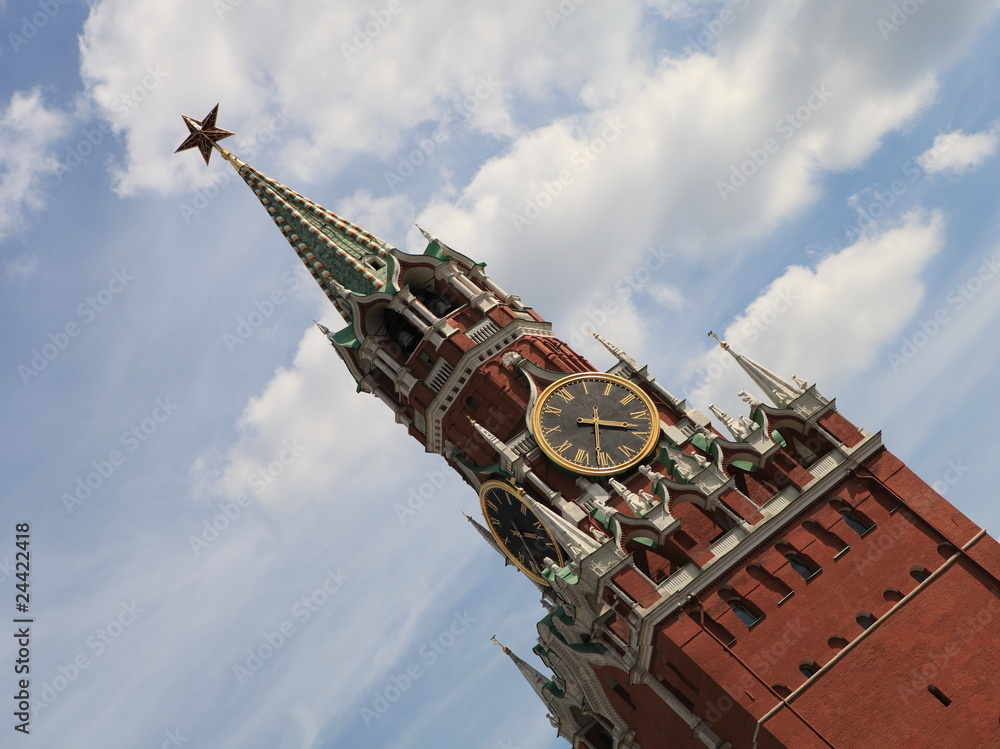 Fototapeta premium Kremlin tower (Moscow, Russia)