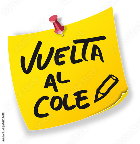 nota vuelta al cole