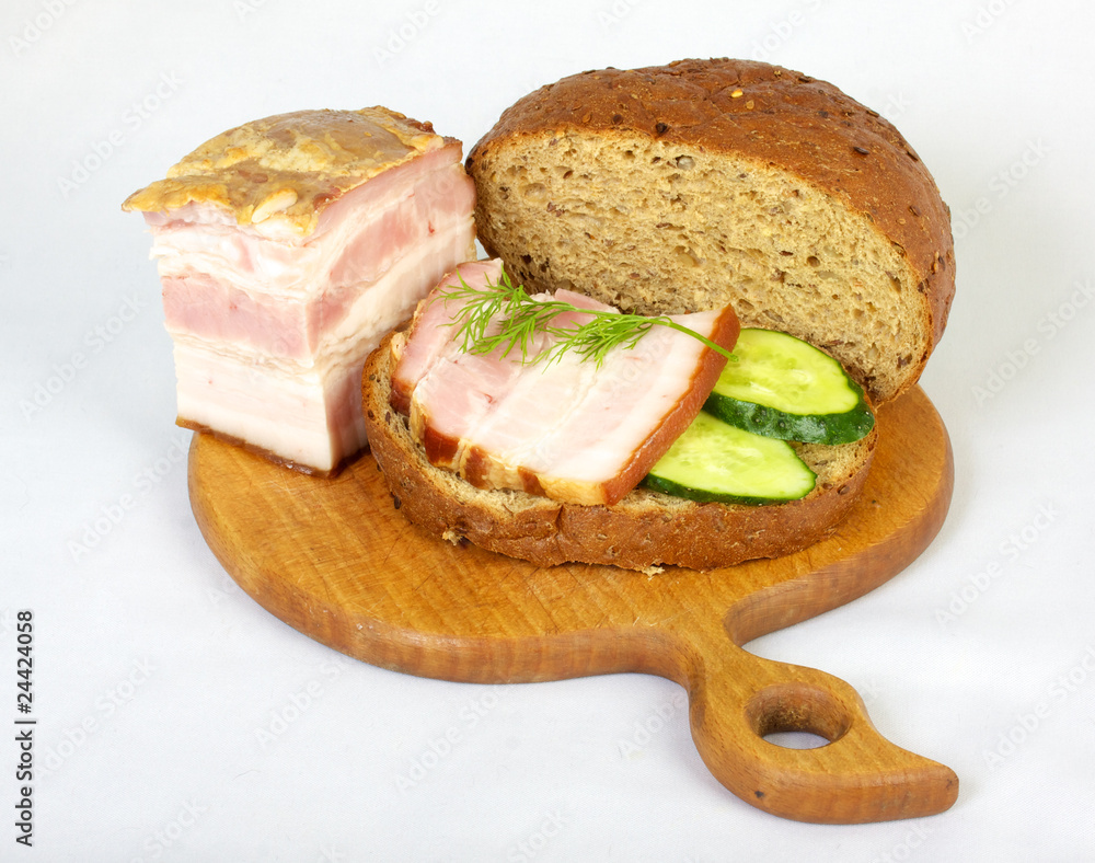 Close-up of a fresh sandwich