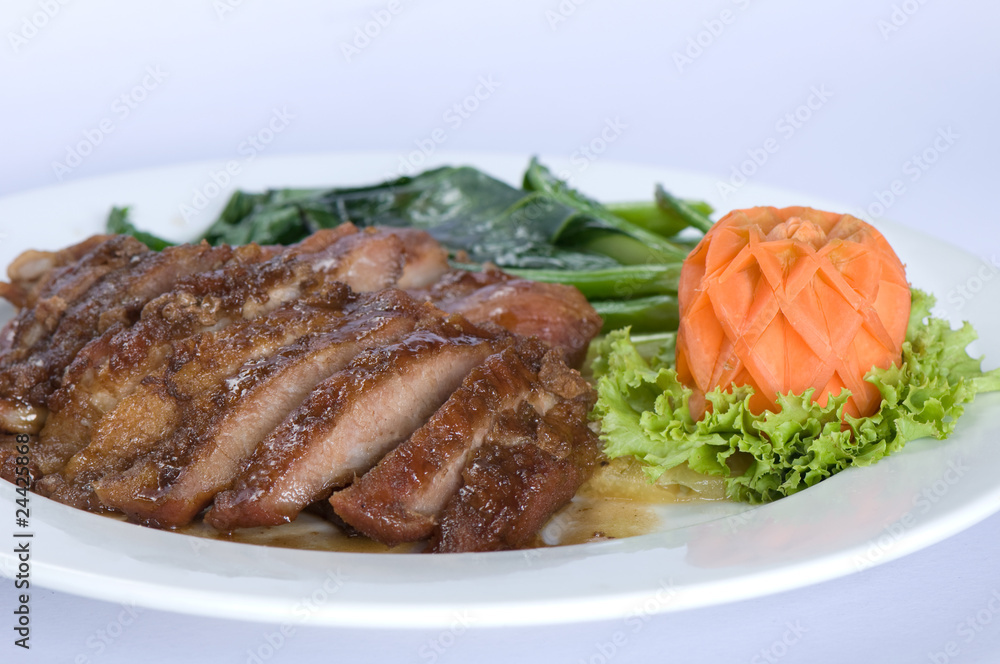 Chinese baked sliced pork Chinese baked sliced pork