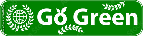 Go Green Banner