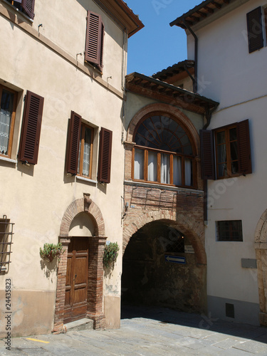 Medieval Town In Montalcino Tuscany, Italy © wjarek