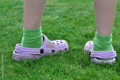In shoes