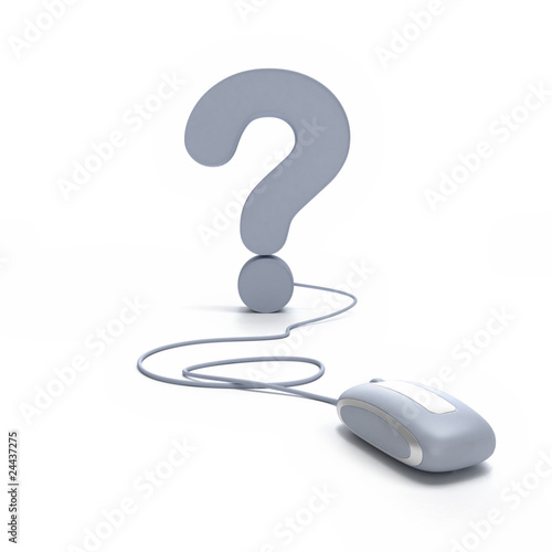 Online question mark