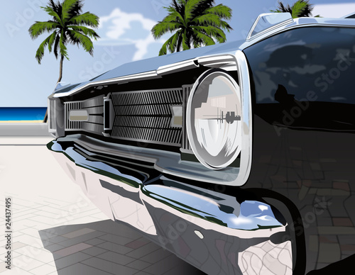 Oldtimer am Strand