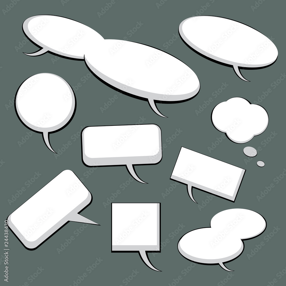 9 Speech And Thought Bubbles 9 Speech And Thought Bubbles