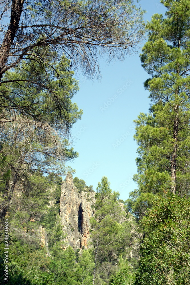 Fototapeta premium Parque Natural Hoces del Cabriel en España