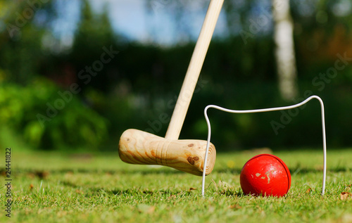 Croquet in the garden