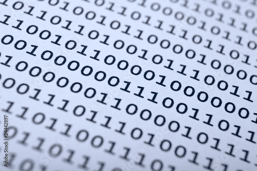 binary background close up