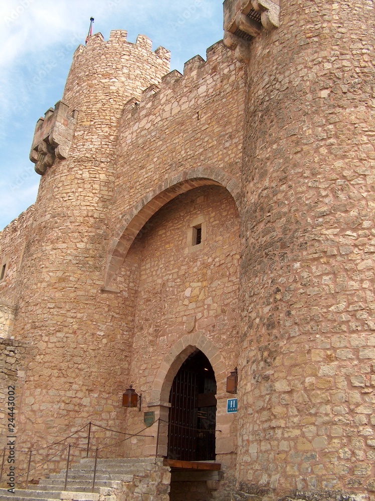 Puerta de entrada al castillo-parador de Sigüenza