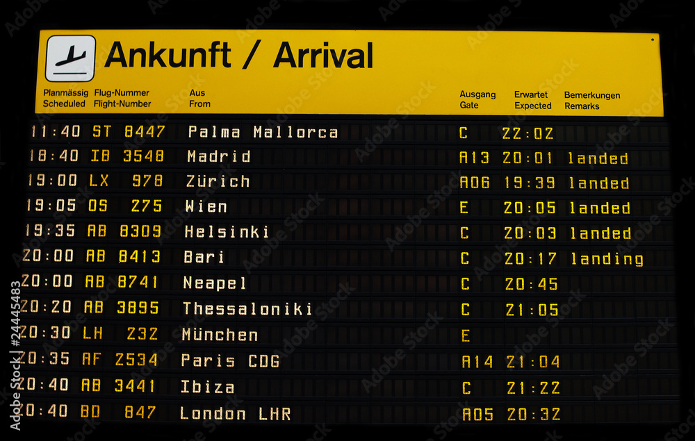 Fototapeta premium Info im Terminal