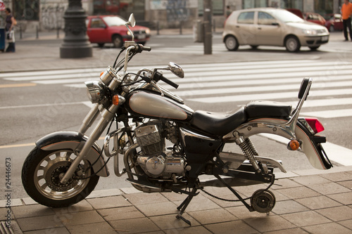 Slika na platnu motorcycle without wheel