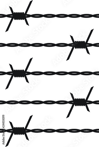 Barbed wire