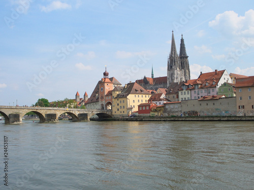 Old Town and the Danube - Regensburg, Germany