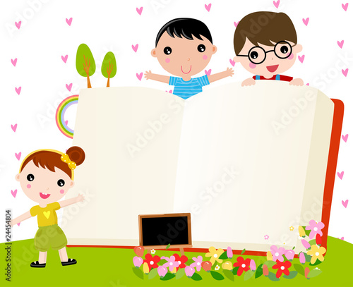 kids and book