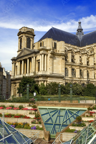 france,paris : église saint eustache photo