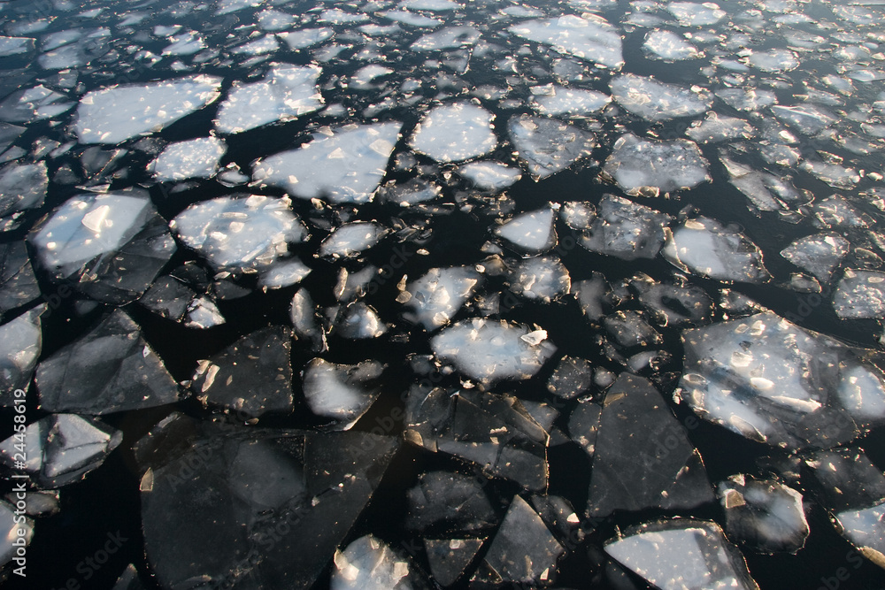 Fototapeta premium Eisschollen