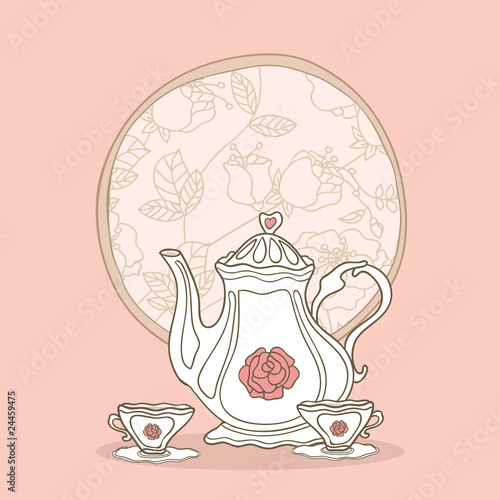 Rose tea time