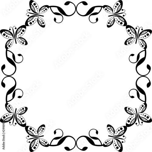 Butterflies frame