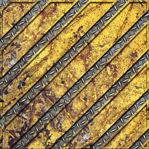 yellow metal construction background