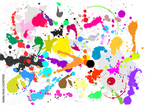 Grunge splats
