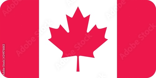 Drapeau du Canada aux coins arrondis