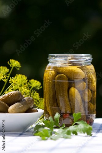 Pickled cucumbers