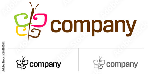 Butterfly logo for dating website