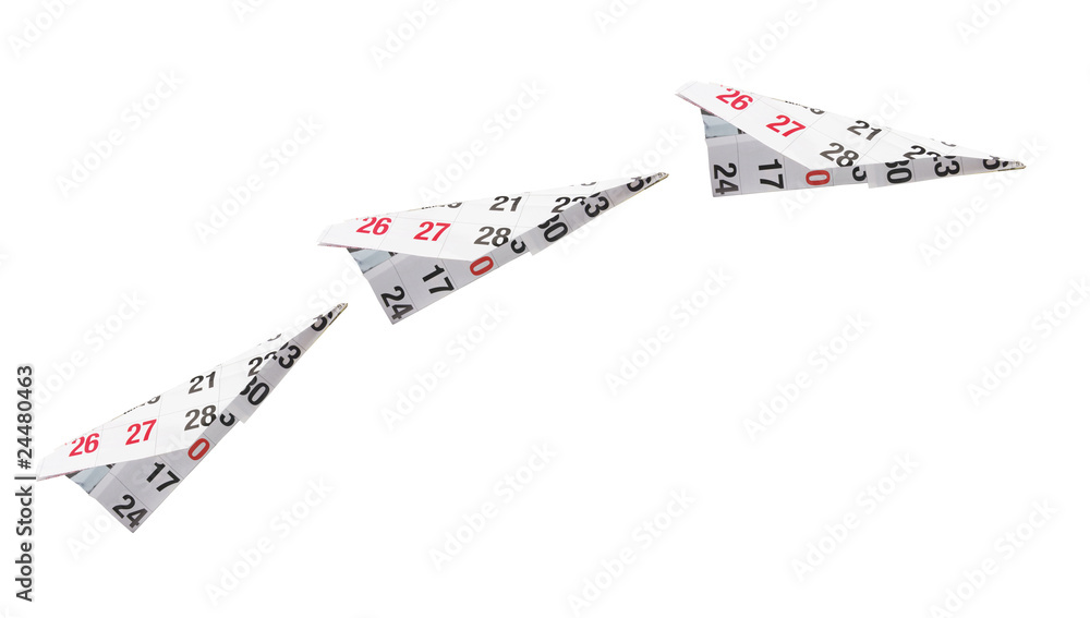 Calendar Paper Planes Calendar Paper Planes