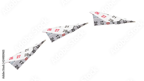 Calendar Paper Planes
