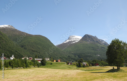 Village of Loen on Nordfjord
