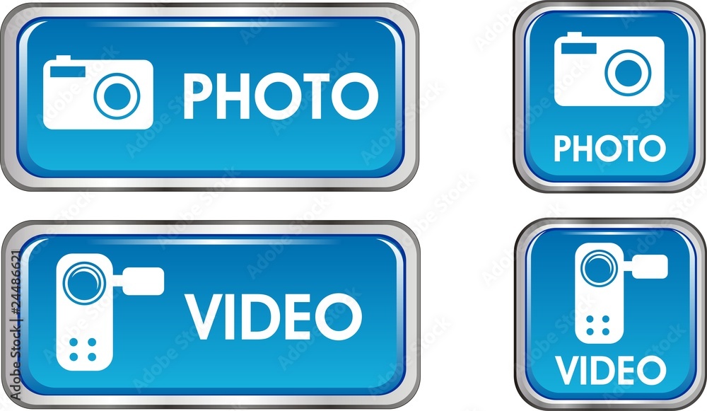 boutons camescope et photo boutons camescope et photo