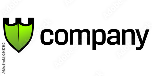 Safety shield logo for security business
