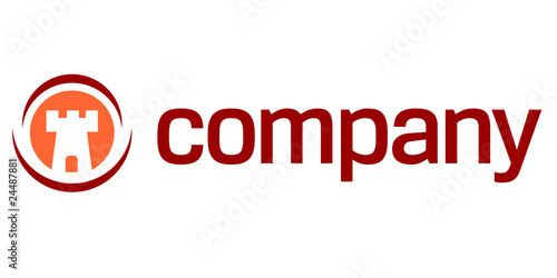 Security tower logo for business