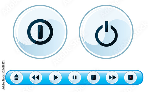 Media player buttons