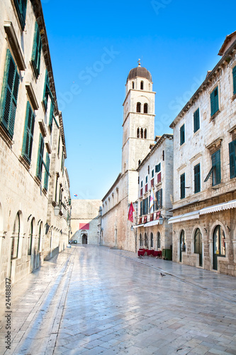 The main street in Dubrovnik, placa Sradun photo