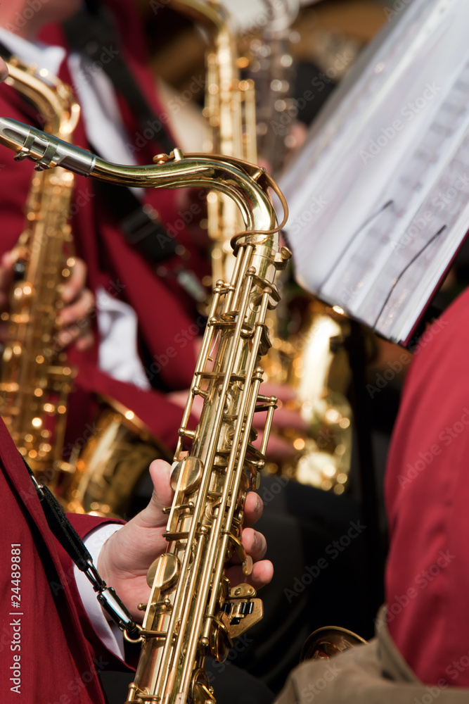 Fototapeta premium Saxophone player